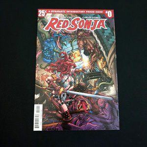 Dynamite Comics Red Sonja Issue 0 Book Collector Bagged Boarded Introductory